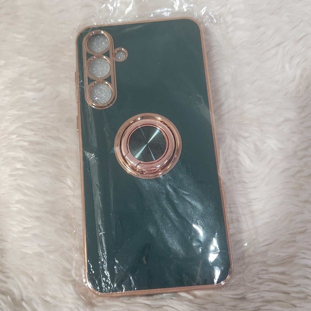 EYZUTAK Samsung Galaxy A55 5G Green Silicone Shockproof Cover